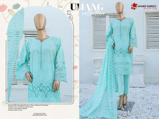 UMANG - 3 Piece Ready To Wear Collection By Binsaeed